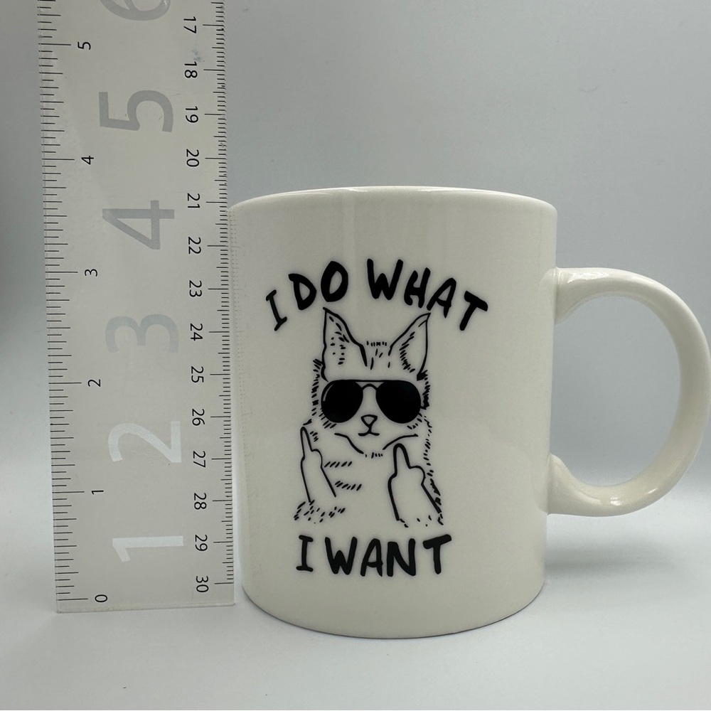 I Do What I Want, 11oz Funny Cat Mug, Grumpy Cat, Gifts for Cat Lovers - NIB - Picture 6 of 7